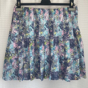 Women’s Teetime‎ pleated flowy elastic waist Golf skort size medium
